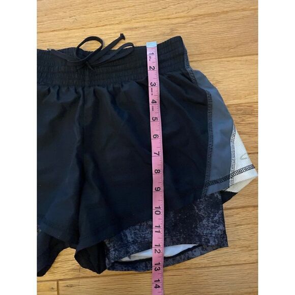 Champion Duo Dry women's carbon black and gray active drawstring waist shorts S - Picture 8 of 9